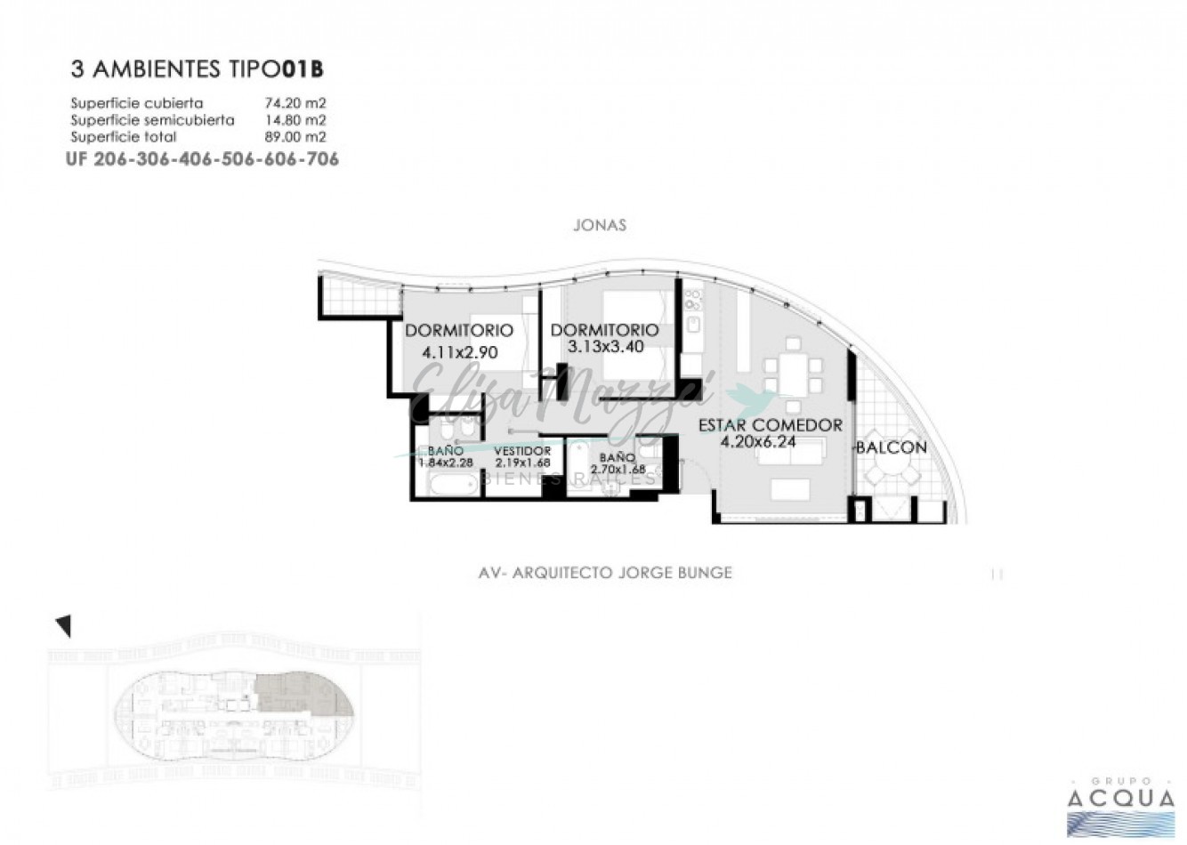 DEPARTAMENTO EN VENTA - TRES AMBIENTES EN POZO - PINAMAR CENTRO
