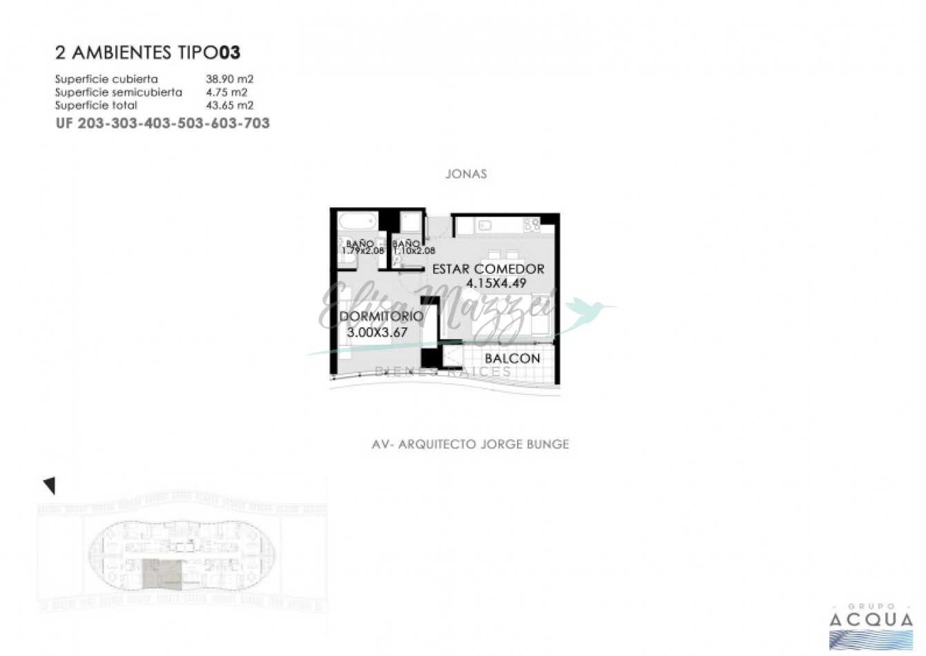 DEPARTAMENTO EN VENTA - DOS AMBIENTES EN POZO - PINAMAR CENTRO