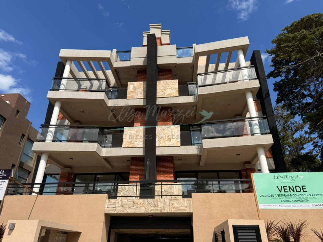 DEPARTAMENTO CON FINANCIACION - DOS AMBIENTES EN VENTA - A ESTRENAR - PINAMAR CENTRO