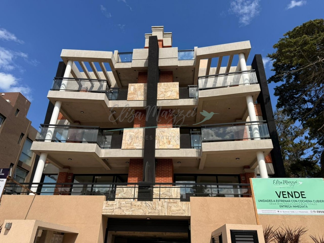 DEPARTAMENTO DOS AMBIENTES EN ALQUILER ANUAL- A ESTRENAR - PINAMAR CENTRO