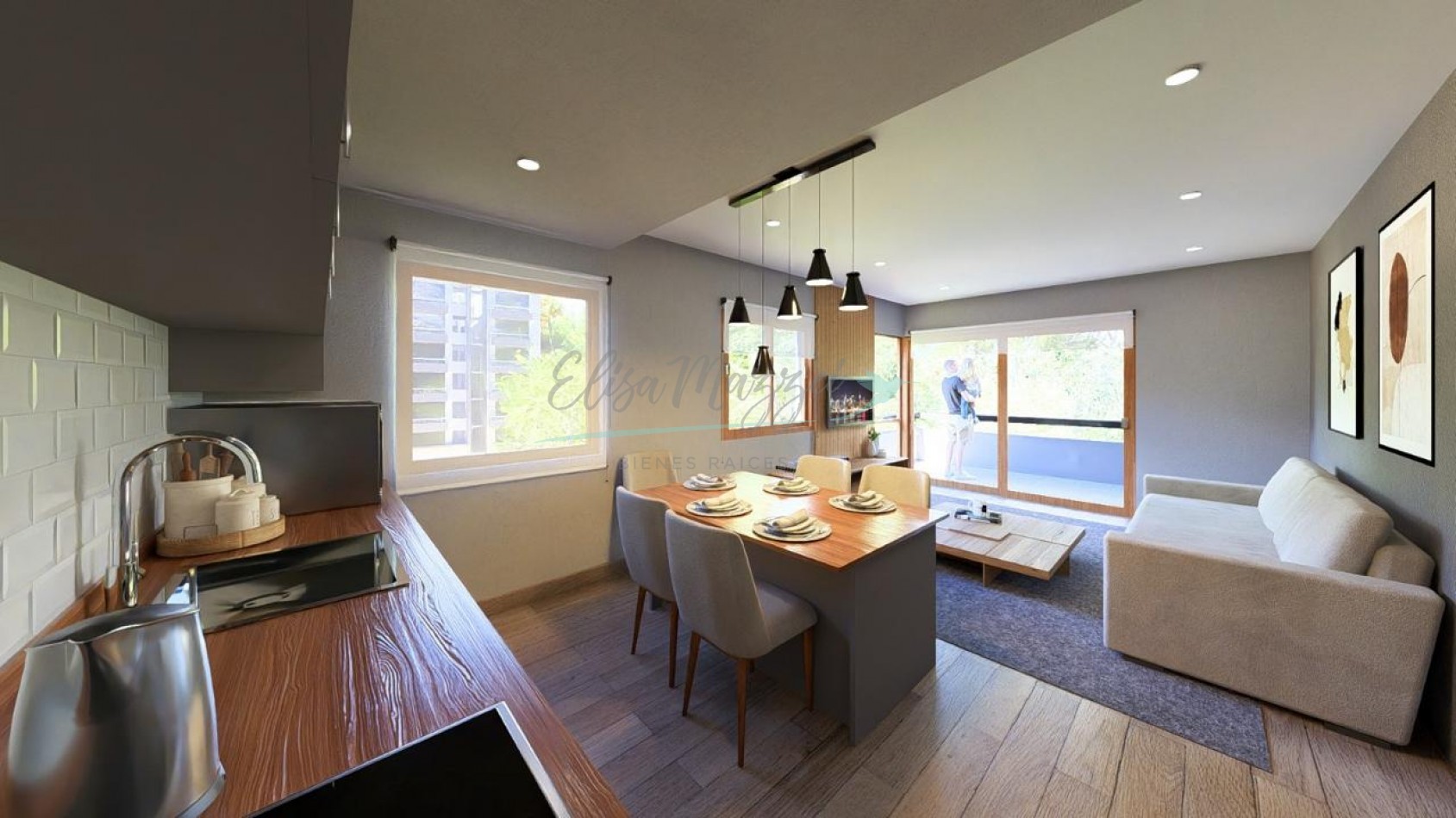 DEPARTAMENTO DOS AMBIENTES A METROS DEL MAR - VALERIA DEL MAR 