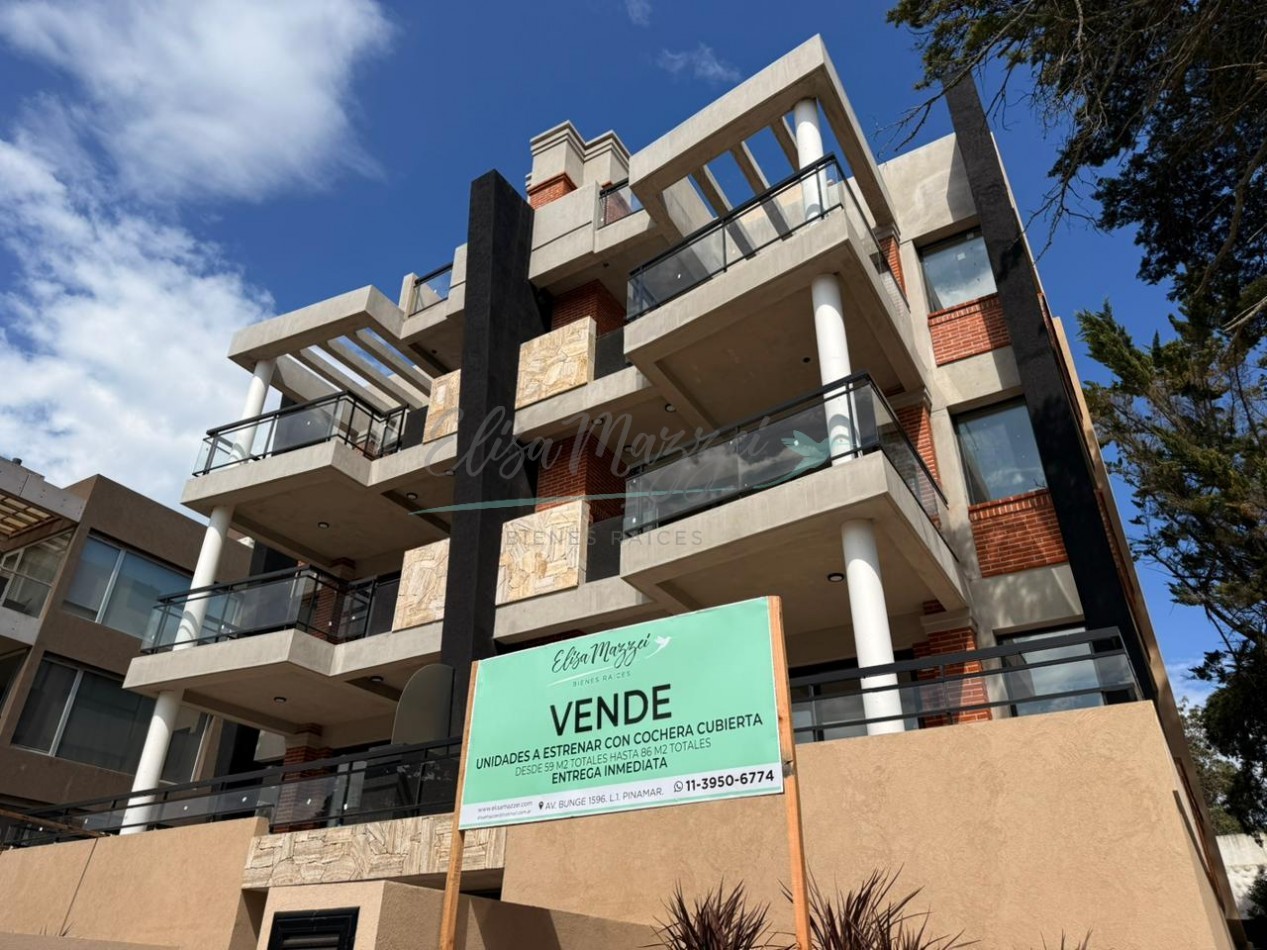 DEPARTAMENTO DOS AMBIENTES EN ALQUILER ANUAL- A ESTRENAR - PINAMAR CENTRO